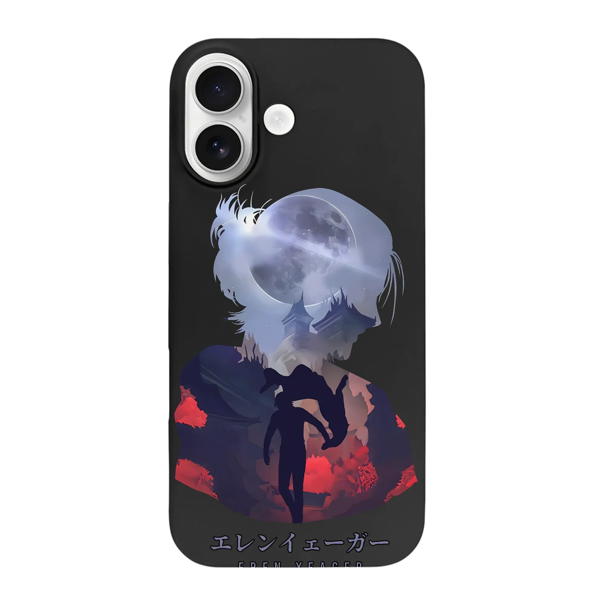 進撃の巨人 グッズ エレン・イェーガー - iPhone 17 シリーズ シリコンケース 薄型 耐衝撃 指紋防止 ソフトタッチカバー 精密フィット 傷防止 保護ケース iPhone 17/17 Air/17 Pro/17 Pro Max 対応